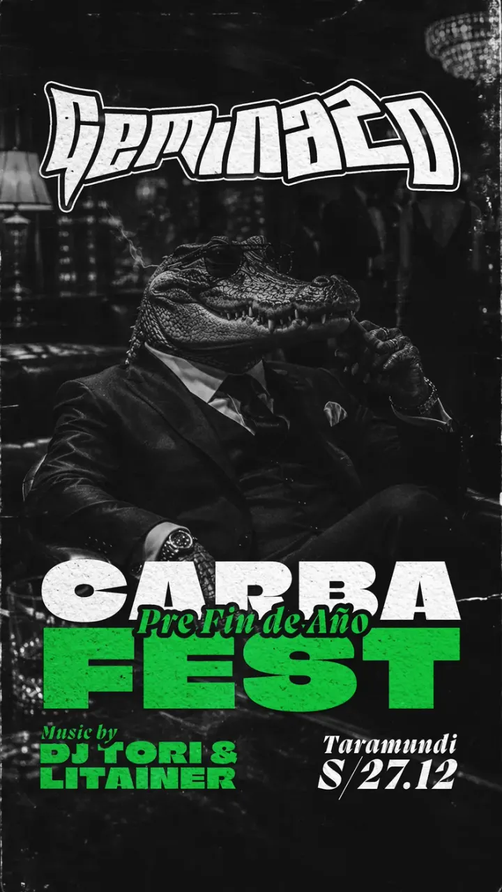 Cartel de CarbaFest, pre fin de año