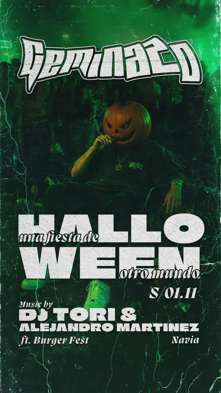 Cartel de Halloween, una fiesta de otro mundo