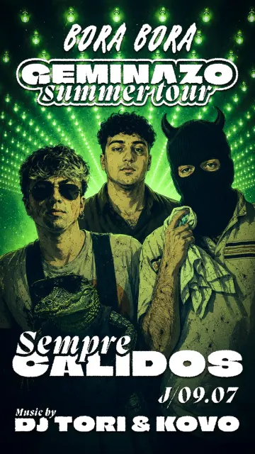 Cartel de Geminazo: Sempre Cálido